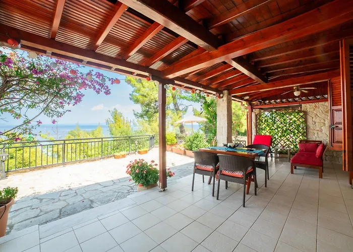 First In The Sea With Amazing View House Kriopigi